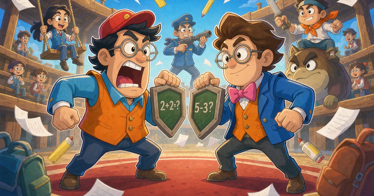 先生バトルロイヤル gameplay preview