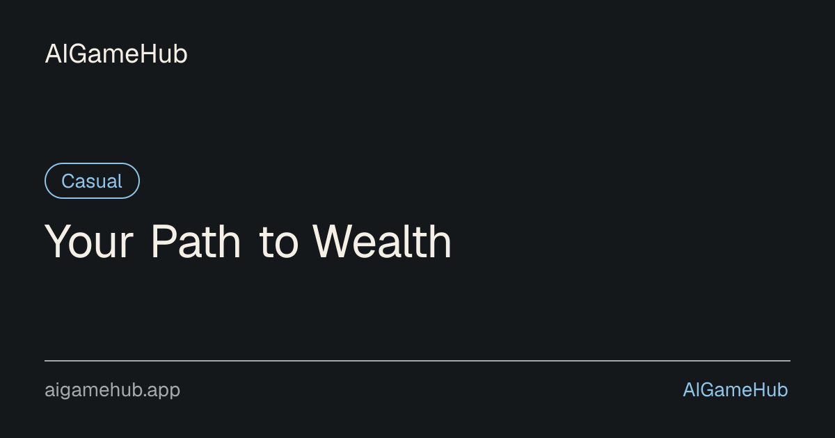 Your Path to Wealth - カジュアル