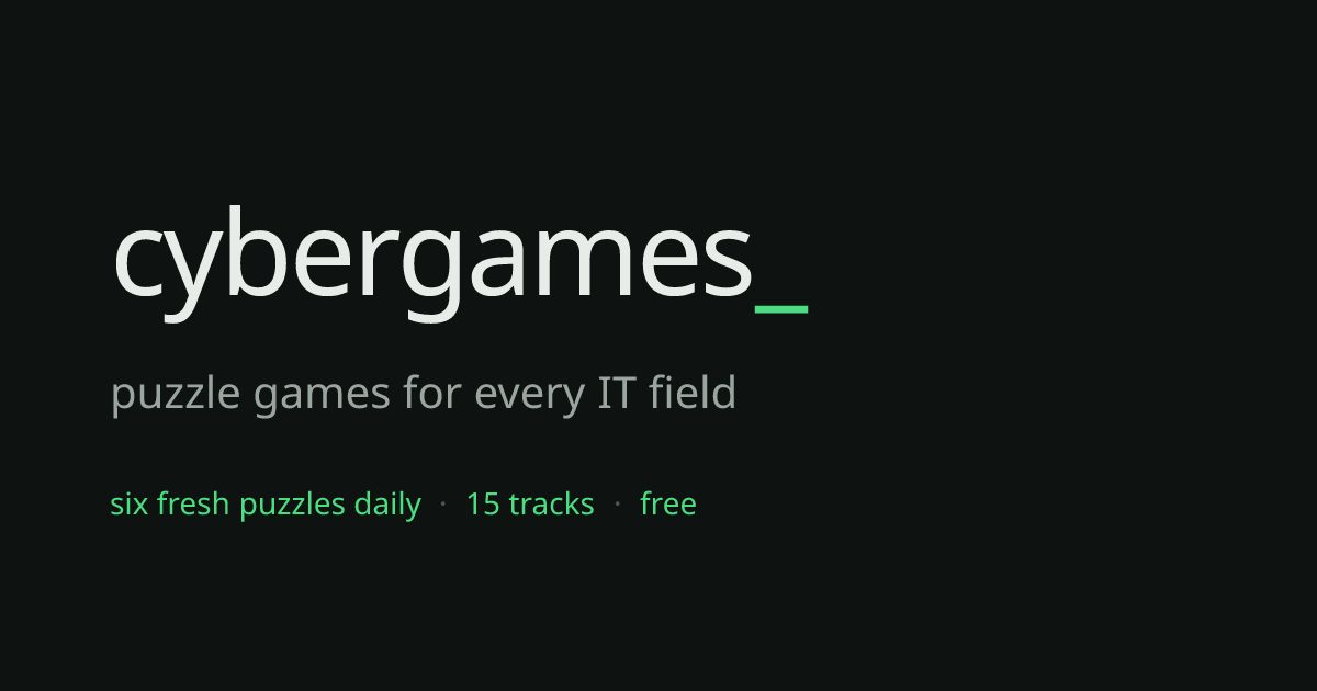 Cybergames - カジュアル