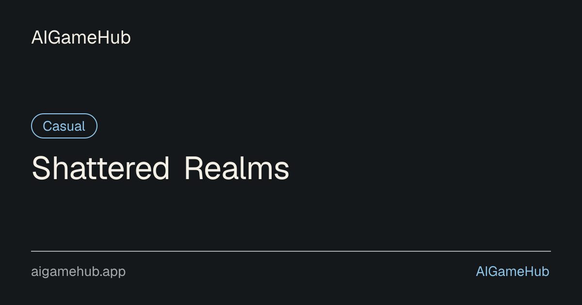 Shattered Realms - カジュアル