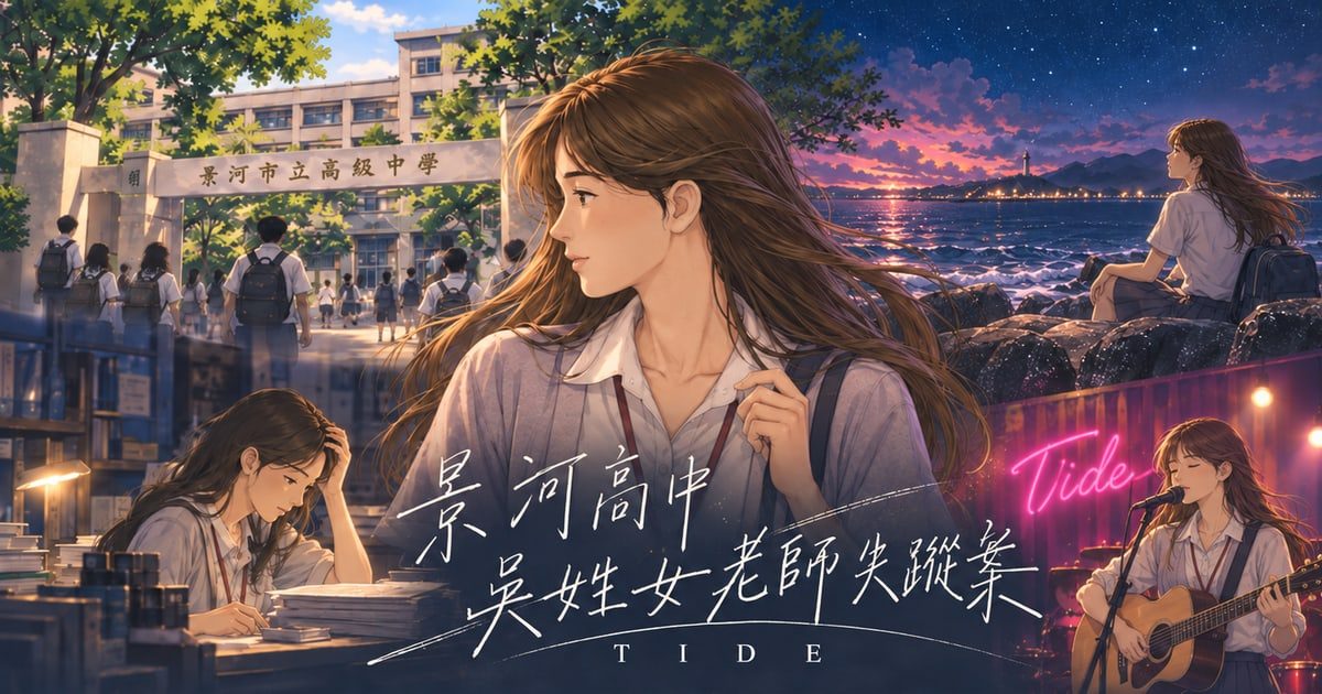 景河高中吳姓女老師失蹤案 (The Disappearance of Ms. Wu at Jinghe High School) - パズル