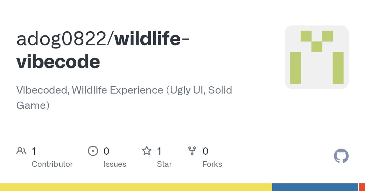 wildlife-vibecode - カジュアル